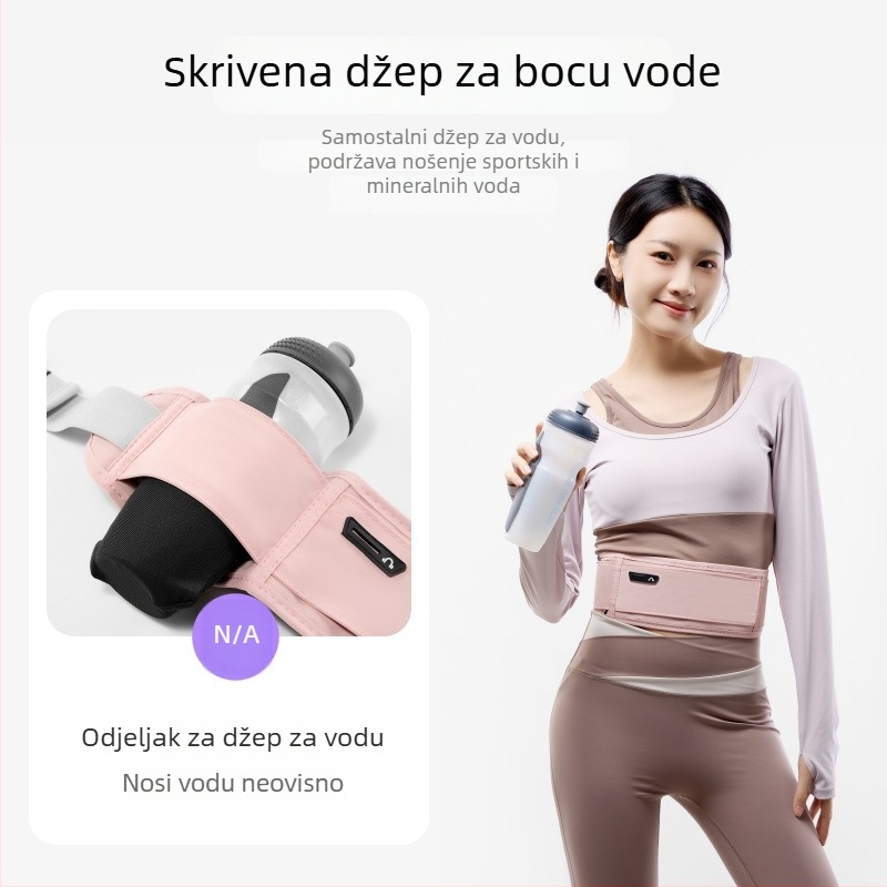 Unisex pojas za trčanje od najlona, za vanjske sportove, proljeće 2025, podstava od poliestera
