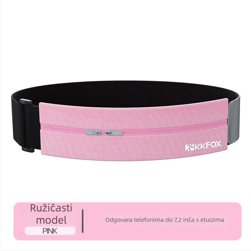Sportska torbica za struk (unisex) - poliester, vodootporna, ultralagana, proširiva, smanjuje teret