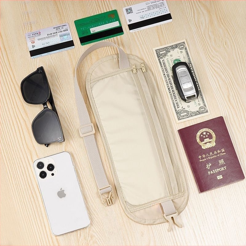 HOWNEW Lycra torbica za pojas za putovnicu – anti-theft, unisex, lagana, vodootporna, za boravak na otvorenom