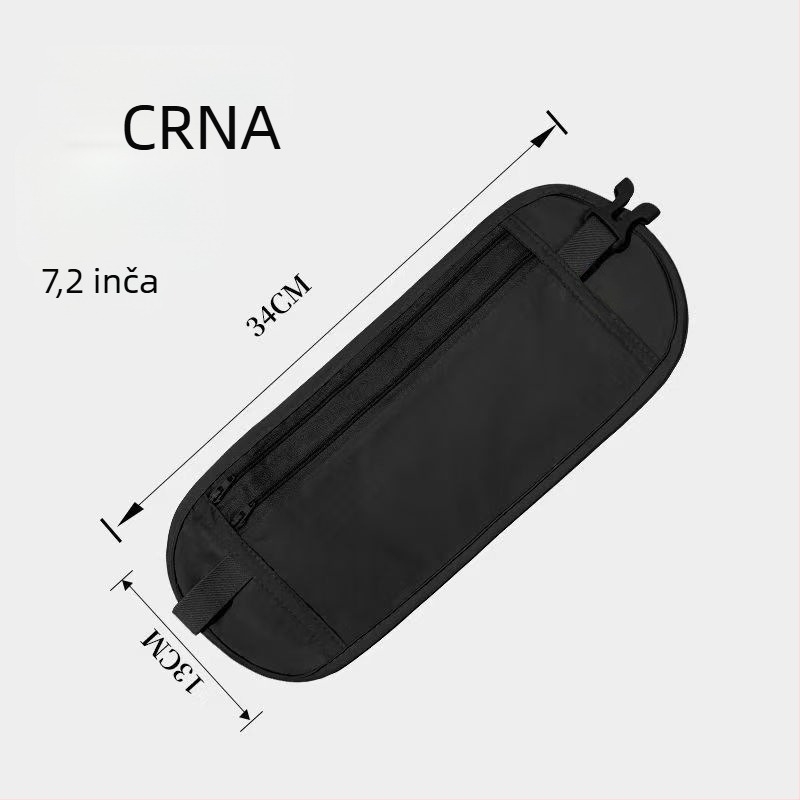 HOWNEW Lycra torbica za pojas za putovnicu – anti-theft, unisex, lagana, vodootporna, za boravak na otvorenom