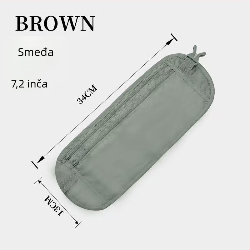 HOWNEW Lycra torbica za pojas za putovnicu – anti-theft, unisex, lagana, vodootporna, za boravak na otvorenom