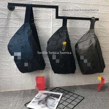 Muška kaiš torbica s uličnim stilom, PU koža, crossbody na jedno rame, model N60, najlonska podstava