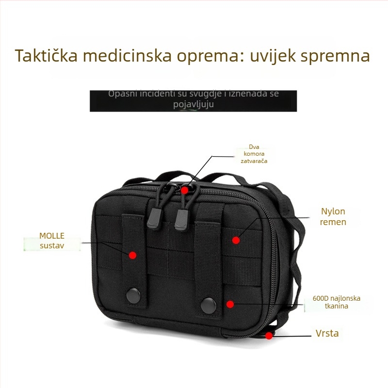 MOLLE vanjska višenamjenska pojasna torba, poliester, za muškarce, ljeto 2023, za vanjske sportove