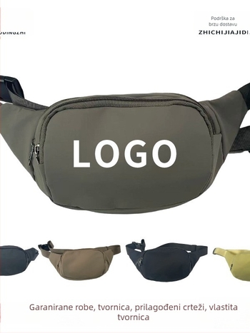 Sportska torbica oko pojasa od Taslana, ultra lagana, unisex, za outdoor sportove, s poliesterom unutar