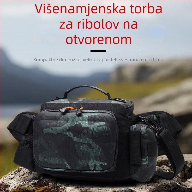 Muška pojasna torba – Oxford tkanina, otporna na habanje, za slobodno vrijeme putovanja, pogodno za 10-inčni laptop