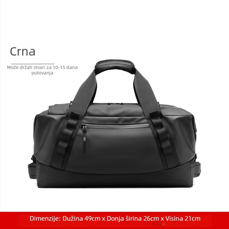 Outwalk unisex putna duffel torba, Oxford platna, prozračna i vodootporna, naramenica i ručni nositelj, street style, za rekreacijska putovanja