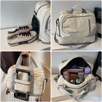 Remote Hair unisex putna torba 36–55L, Oxford tkanina, proširivi kapacitet, odjeljak za mokro/suho, neovisni pretinac za cipele, najlonska podstava