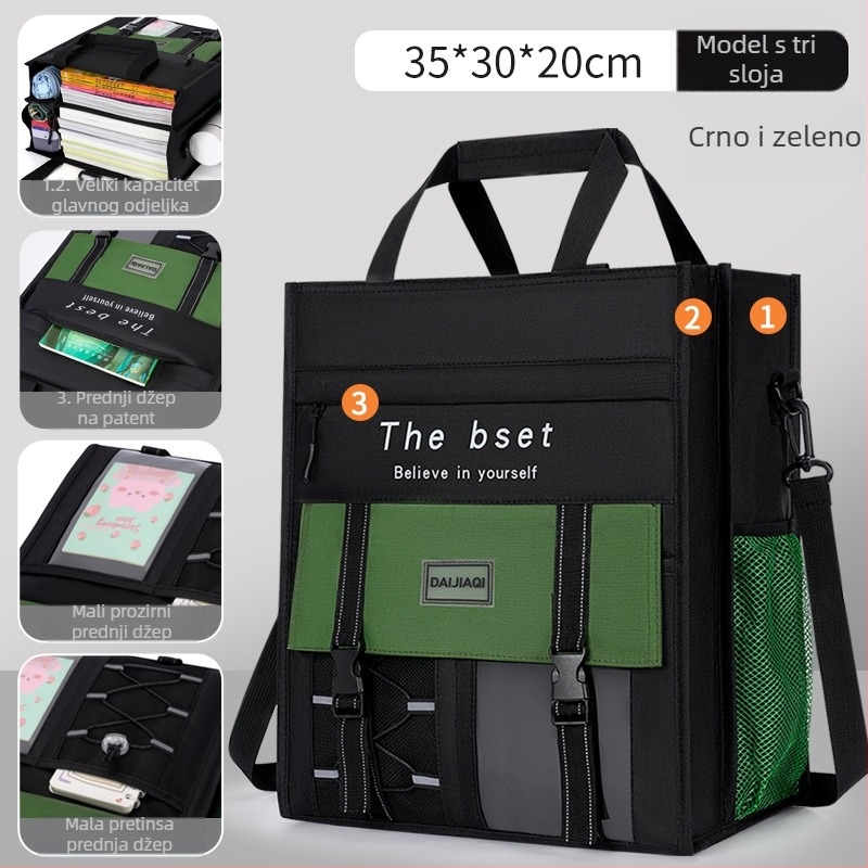 Školska torba za dječake, kompaktni crossbody dizajn, mini stil, pogodna za dopunsku nastavu i svakodnevnu upotrebu; materijal: svila s cvjetnim uzorkom; marka: Sing and business e-commerce; oblik: drugi