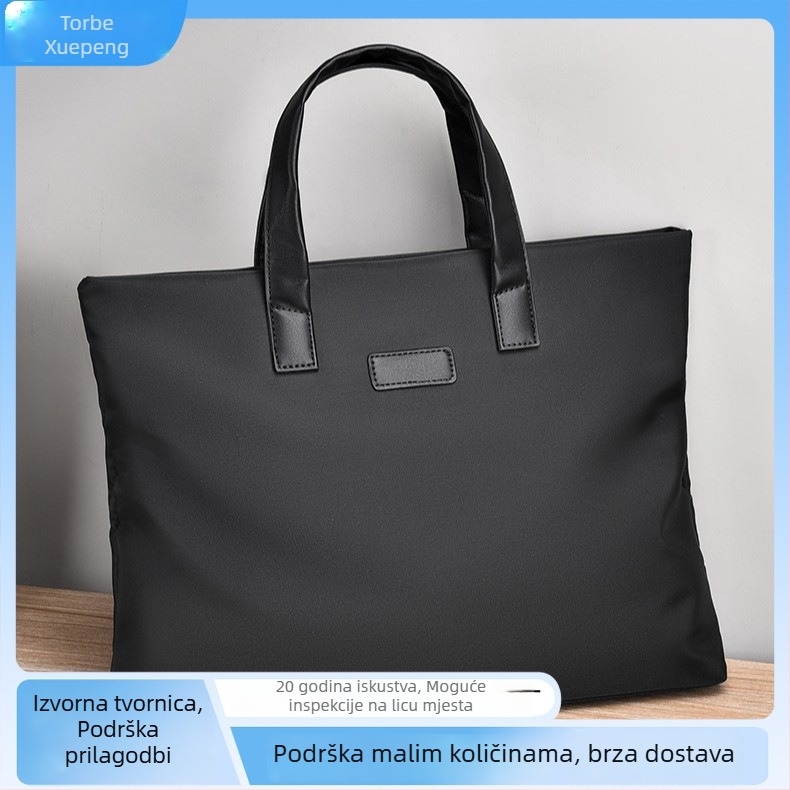 Muška torba za laptop od Oxford platna, vodootporna, ultralagana, izolirana, proširiva, gradski stil