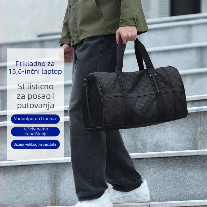 Torba za kratka putovanja – Unisex, 20–35L, Poliester, Vodootporna i Otporna na Habanje, Ležerno Putna Torba