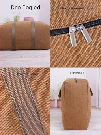 Torba za preseljenje od platna, velika kapaciteta, platnena konstrukcija, marka Rongba, jednobojni dizajn, pogodna za slobodno vrijeme putovanja (Kapacitet: 56-75 L; Materijal: Platno; Marka: Rongba; Uzorak: Jednobojni; Scenariji: Slobodno vrijeme putovanj