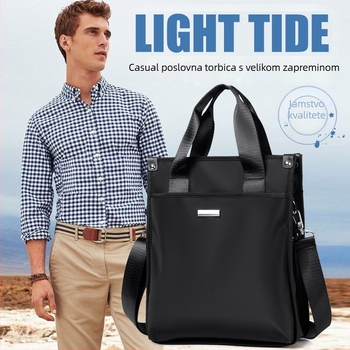 Muška torba preko ramena od Oxford tkanine, gradska jednostavnost, crossbody dizajn, Infenio (Brand: Infenio; Materijal: Oxford tkanina; Stil: Gradska jednostavnost; Model: 575)