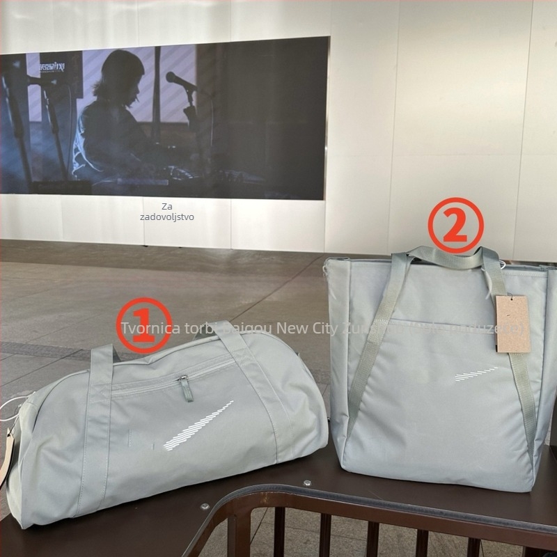 Unisex torba od nylona za sport i putovanja s proširivim kapacitetom 36-55L, naramenica crossbody, podstava od poliestera
