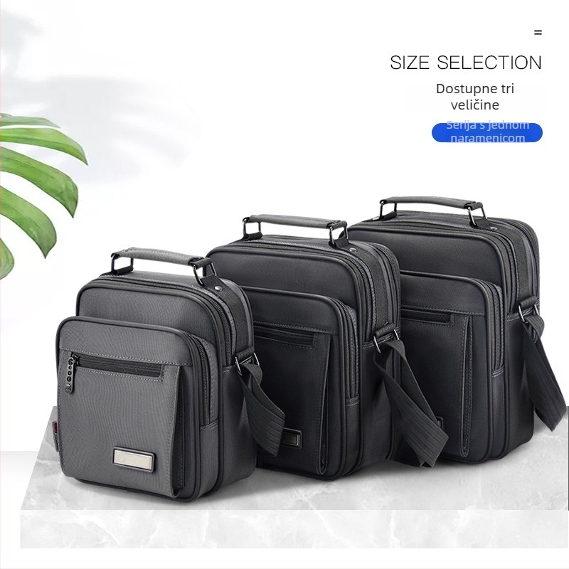 Muška crossbody torba od Oxford platna, vodootporna, model 3315, poliester podstava.