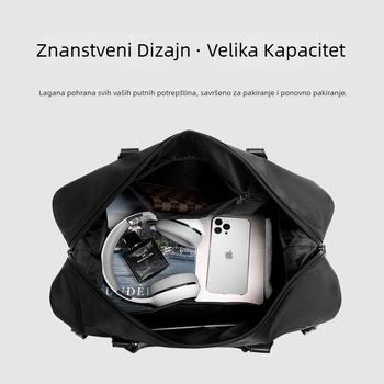 Putna torba velike kapacitete | lagana, vodootporna Oxford tkanina, unisex, 20–35 L, podstava od poliestera