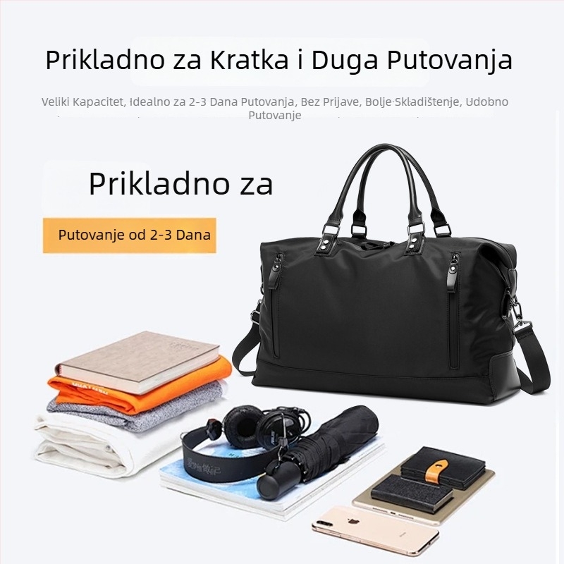 Putna torba velike kapacitete | lagana, vodootporna Oxford tkanina, unisex, 20–35 L, podstava od poliestera