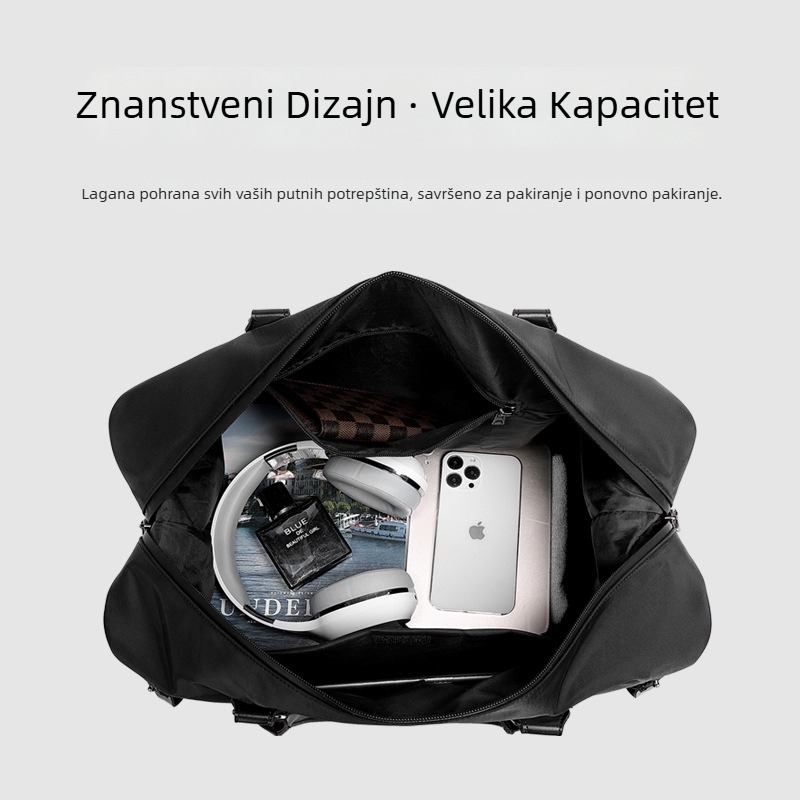 Putna torba velike kapacitete | lagana, vodootporna Oxford tkanina, unisex, 20–35 L, podstava od poliestera