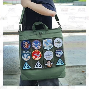 Ruksak za pilotsku kacigu, vodootporan, crossbody, 36–55 L, Oxford tkanina, unisex
