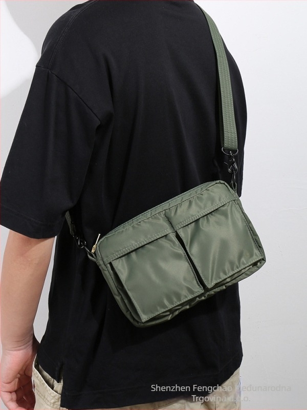 Muška crossbody torba od najlona, vodootporna, gradski stil, podstava od najlona, za putovanja i slobodno vrijeme