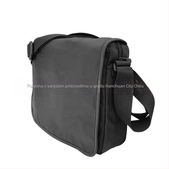 Deksh Muška crossbody torba - Oxford tkanina, prugasti uzorak, podstava od platna, stil poslovnog putovanja, smanjuje teret