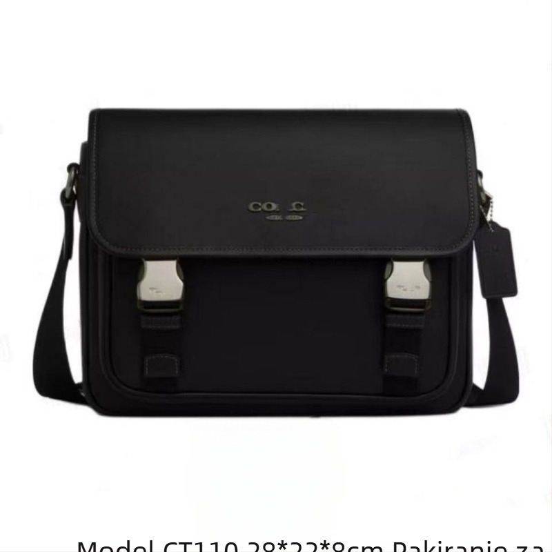Muška crossbody torba od prave kože, velika kapaciteta, Messenger torba za poslovnu i svakodnevnu upotrebu