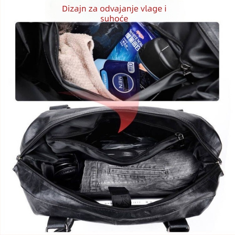 Muška kožna crossbody torba za putovanja, Oubao – podstava od kože, za poslovna putovanja