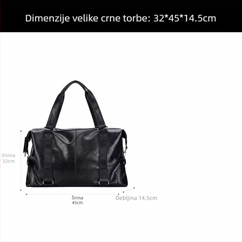 Muška kožna crossbody torba za putovanja, Oubao – podstava od kože, za poslovna putovanja
