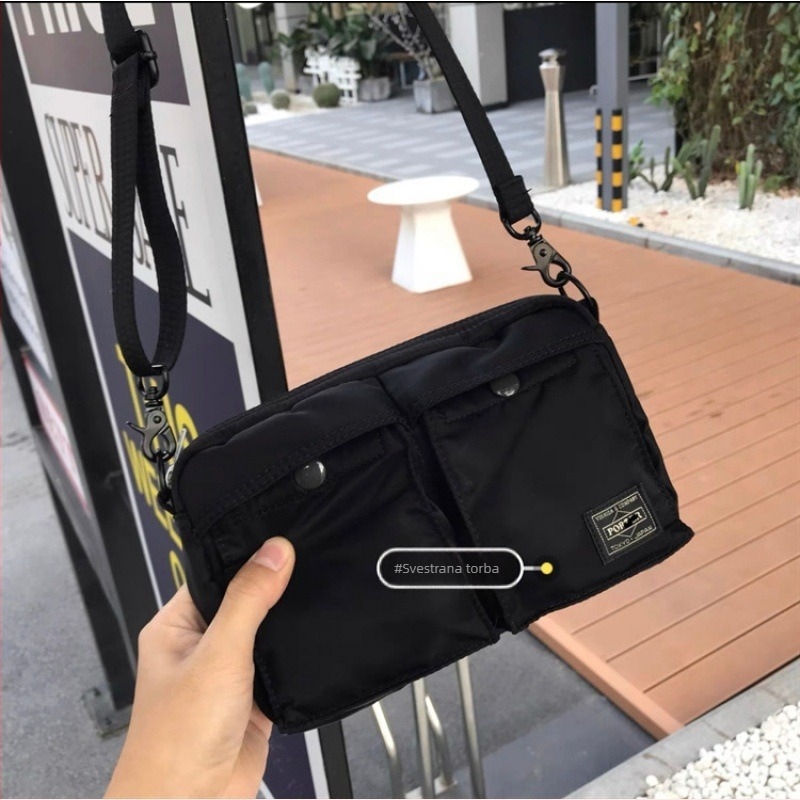 Muška crossbody torbica, PU materijal, podstava od sintetičke kože, pogodna za 8-inčni prijenosnik, za slobodno vrijeme putovanja