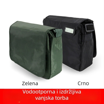 Muška torba preko ramena od Oxford tkanine, prozračna, ultra lagana, otporna na habanje, podstava od poliestera, jedne boje, pogodna za poslovna putovanja