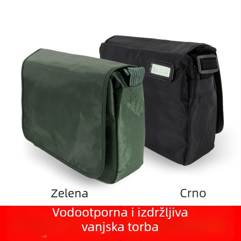 Muška torba preko ramena od Oxford tkanine, prozračna, ultra lagana, otporna na habanje, podstava od poliestera, jedne boje, pogodna za poslovna putovanja