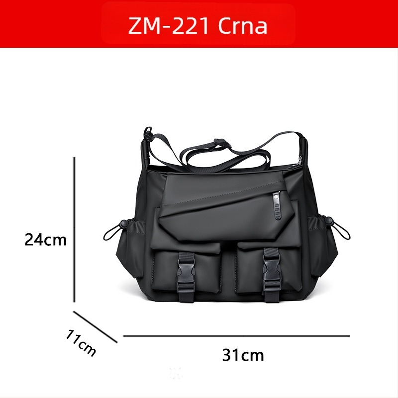 Muška torba preko ramena s crossbody remenom, lagana od Oxford platna, poliesterska podstava, unisex stil, proljeće 2025