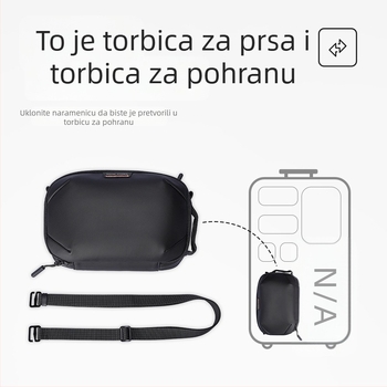 Muška crossbody torba, urbani jednostavni stil, Oxford tkanina, otporna na habanje, uzorak: solid, Brend MARK RYDEN/Marco Leyden