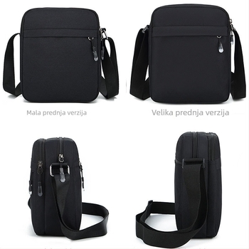Karolai muška crossbody torba - Oxford materijal, poslovni stil putovanja, smanjenje opterećenja, podstava od poliester