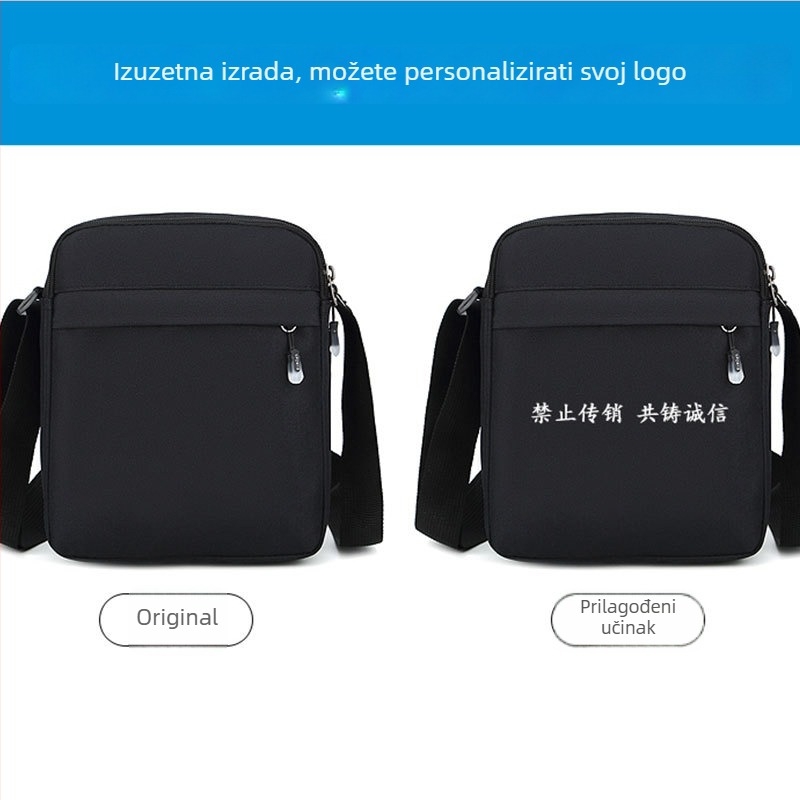 Karolai muška crossbody torba - Oxford materijal, poslovni stil putovanja, smanjenje opterećenja, podstava od poliester