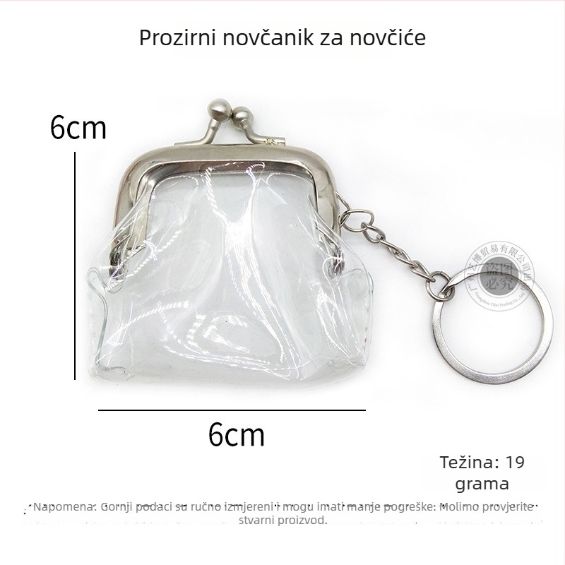 Ženski novčanik za kovance s metalnom konstrukcijom, stil putovanja, brend Cicy/Thin, model 2025