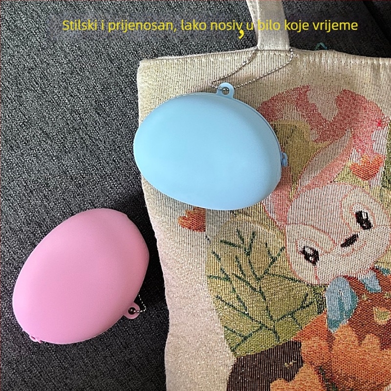 Ovalna vodootporna silikonska torbica za pohranu, prehrambene kvalitete