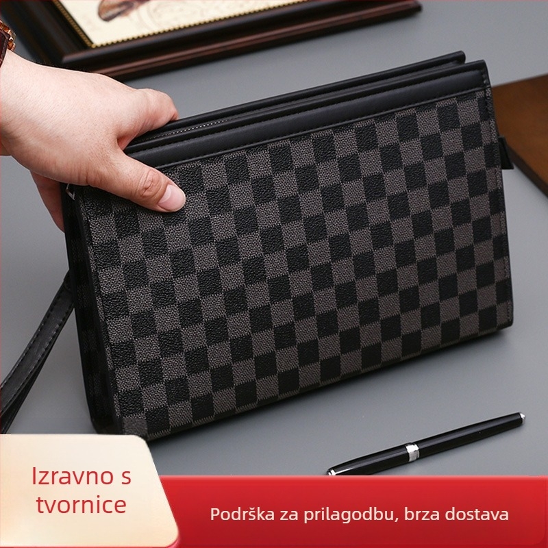Muška clutch torba Dibolo, ulični stil, PVC, geometrijski uzorak
