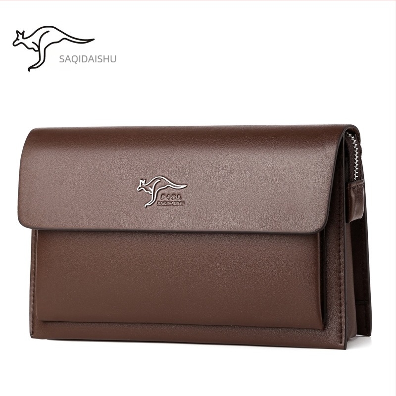 Saatchi Kangaroo Muški PU kožni clutch novčanik s zaključavanjem na lozinku, model s3078, gradski stil jednostavnosti, vodootporan