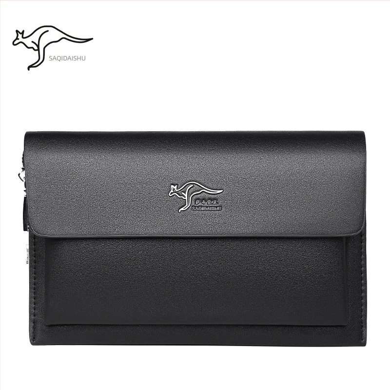 Saatchi Kangaroo Muški PU kožni clutch novčanik s zaključavanjem na lozinku, model s3078, gradski stil jednostavnosti, vodootporan