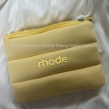 Kozmetička torbica od platna, gradski minimalistički stil, ultra lagana, unisex, proljeće 2024