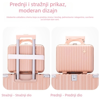 Kozmetička torbica od PC materijala, zatvarač na zip, lagana 0.67 kg, unisex, za kućno skladištenje