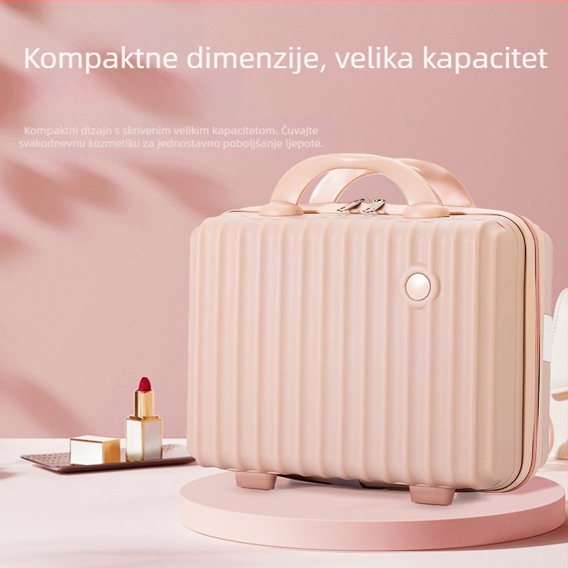 Kozmetička torbica od PC materijala, zatvarač na zip, lagana 0.67 kg, unisex, za kućno skladištenje