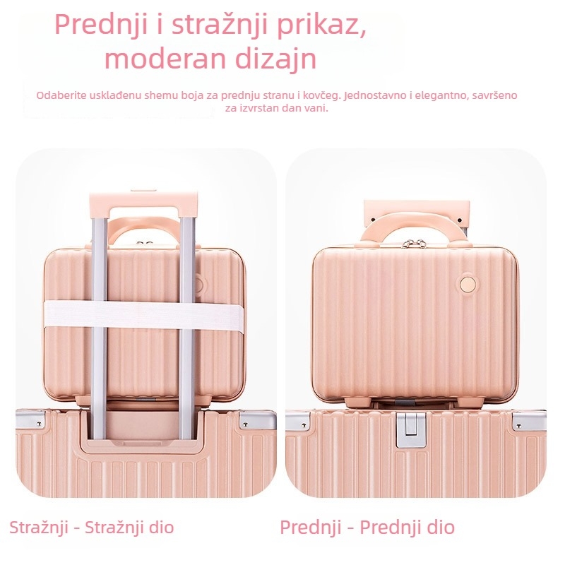 Kozmetička torbica od PC materijala, zatvarač na zip, lagana 0.67 kg, unisex, za kućno skladištenje