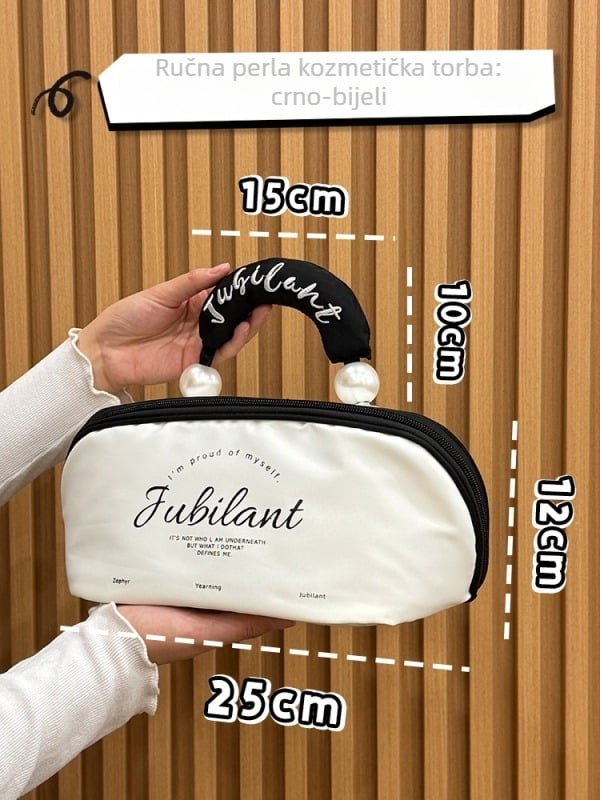 Kozmetička torbica – poliester; podstava poliester; gradski minimalistički stil; kućno skladištenje; pogodno za pohranu kozmetike