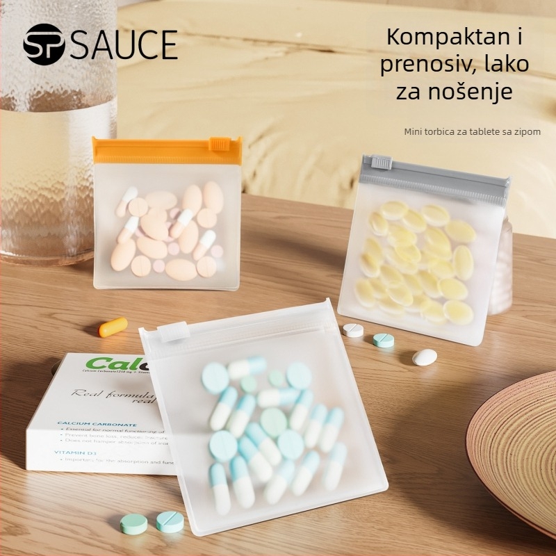 Torba za lijekove u japanskom stilu, EVA materijal, funkcija brave, za putovanja