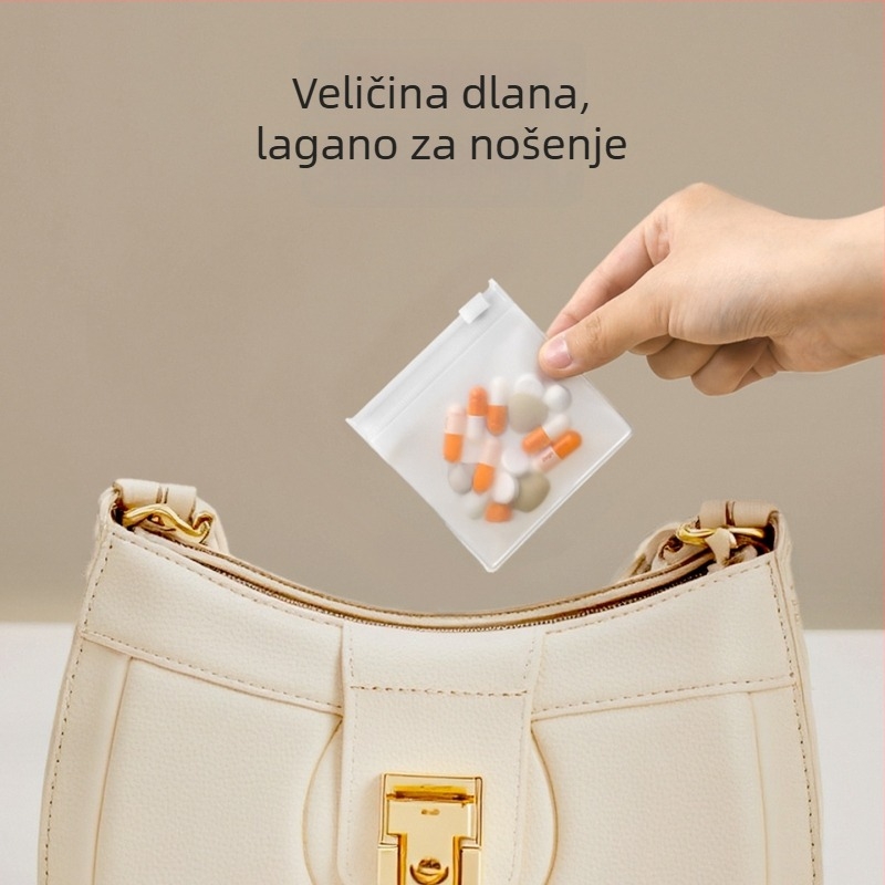 Torba za lijekove u japanskom stilu, EVA materijal, funkcija brave, za putovanja