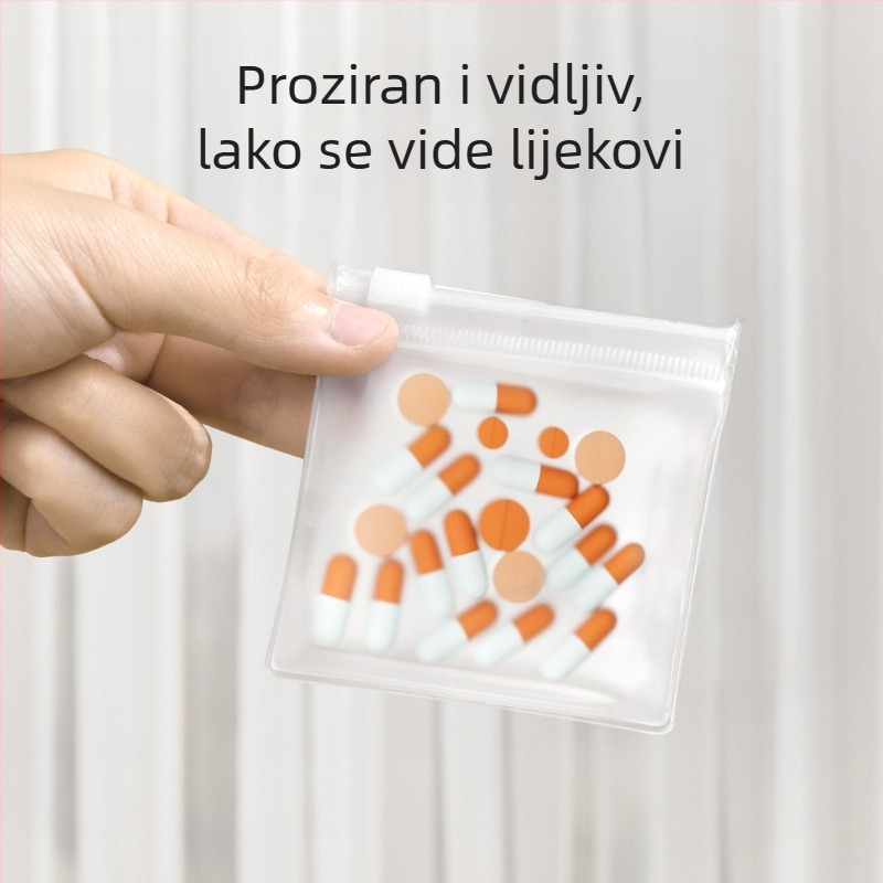 Torba za lijekove u japanskom stilu, EVA materijal, funkcija brave, za putovanja