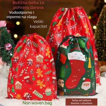 Torbica za poklone od netkanog materijala sa šivom – prašinu štiti organizator za dom i putovanja, cartoon cute stil, za uredske potrepštine, kozmetiku, higijenske potrepštine, obuću, slatkiše