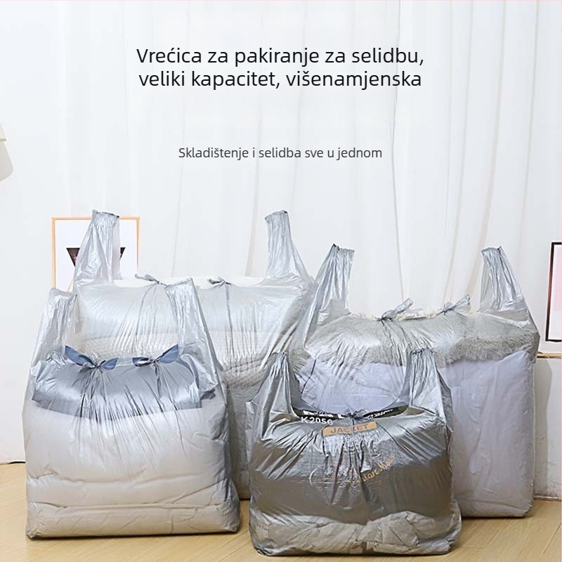 Čvrsta torba za preseljenje i skladištenje deka, otporna na prašinu, veliki kapacitet, dodatno debela i izdržljiva