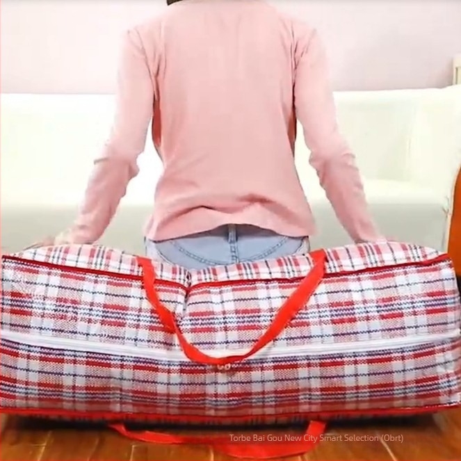 Inteligentna torba za preseljenje za deke i odjeću, velika tkanina torba za skladištenje s uzorkom zmijske kože